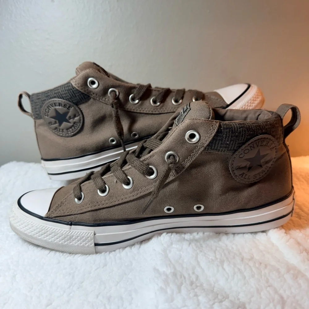 Converse Men’s High-Top Chunk Taylor Sneakers  Size 8.5 - Picture 2 of 6